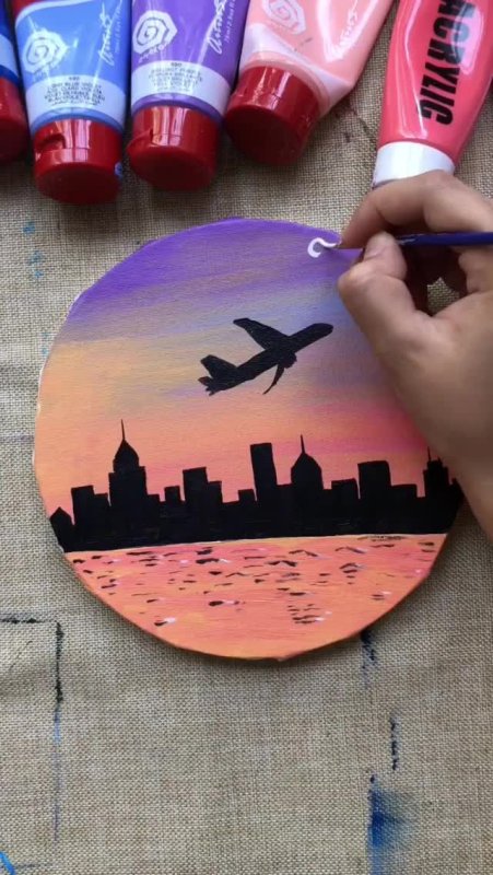 Красивые рисунки акрилом