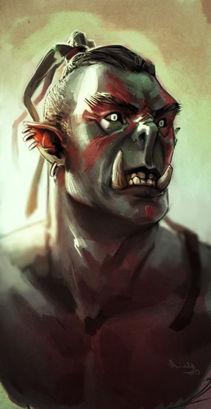 The Elder Scrolls орки арт