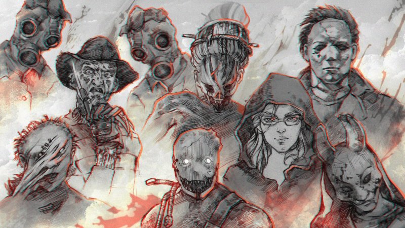 МАНЬЯК трюкач Dead by Daylight арт