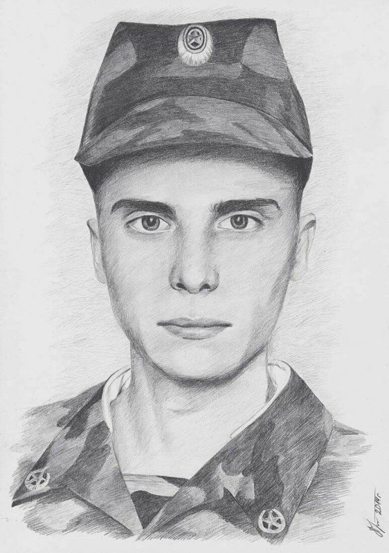 Портрет военного легко