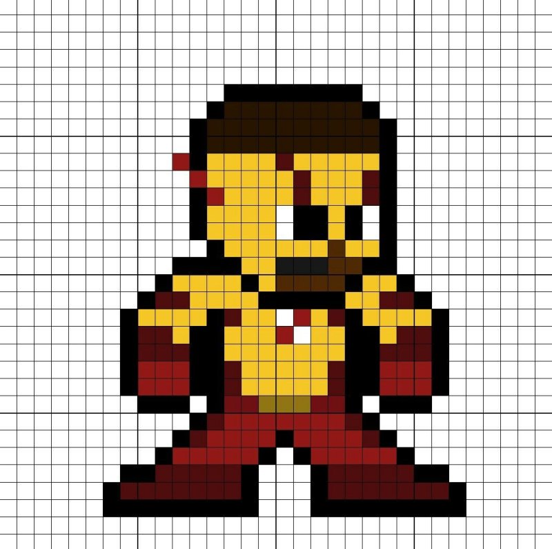 Рисовать Pixel рисунки обратный флеш пиксель