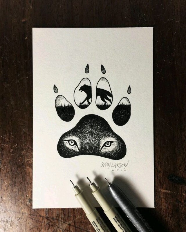 Необычные рисунки легкие