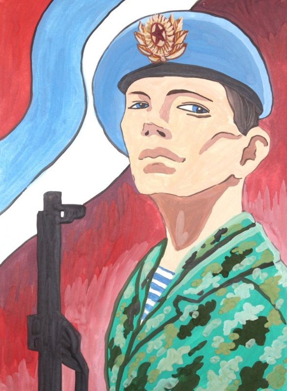 Рисунок солдату