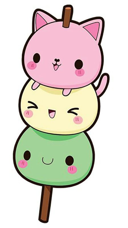 Кавайные картинки для срисовки