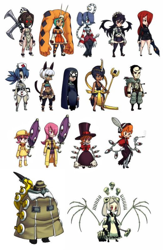 Яркий персонаж Skullgirls