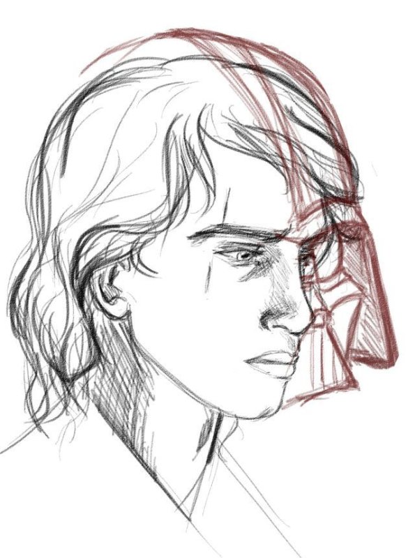 Энакин рисовать