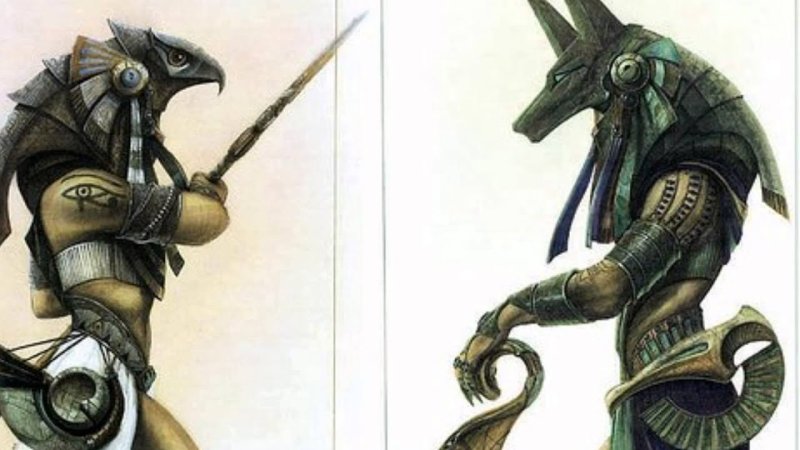 Horus Осирис Анубис