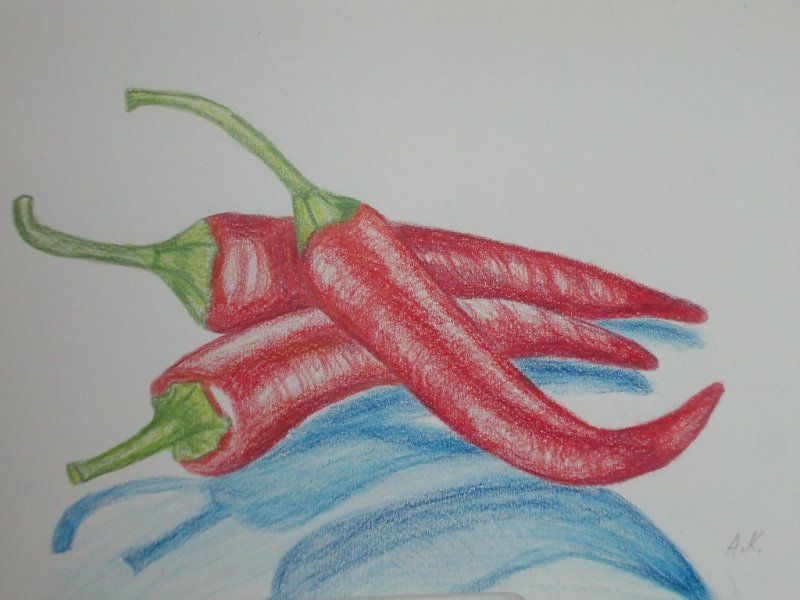 Нарисовать перец