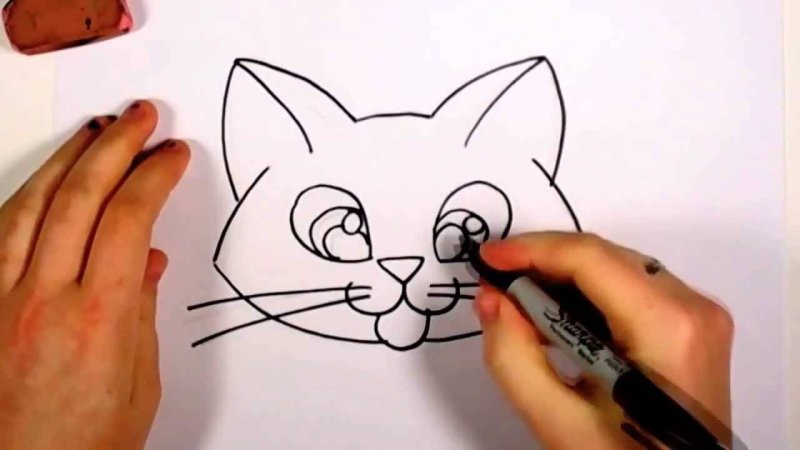 Кот для рисования