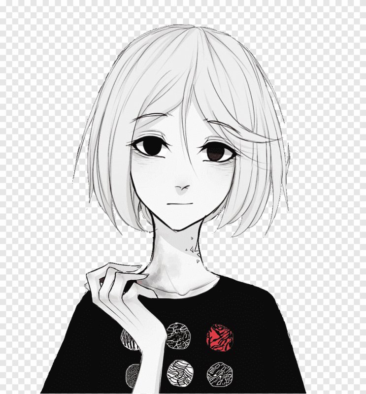 Короткие аниме прически