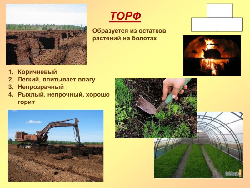 Презентация на тему торф