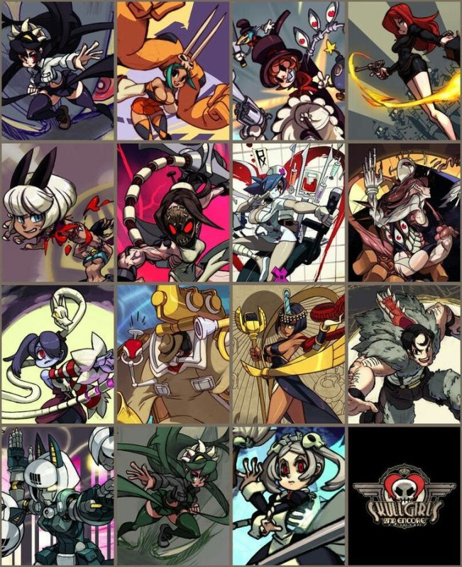 Ростер в Skullgirls