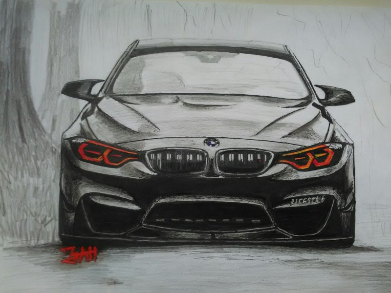 BMW m5 Cizimleri