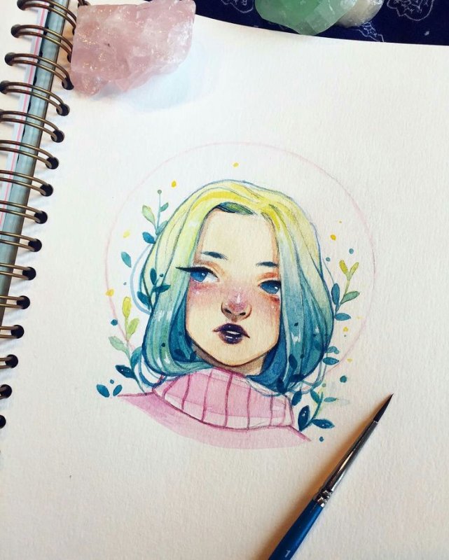 Классные рисунки для скетчбука