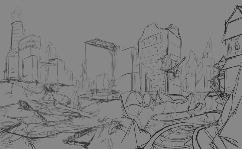 Заброшенные города скетч