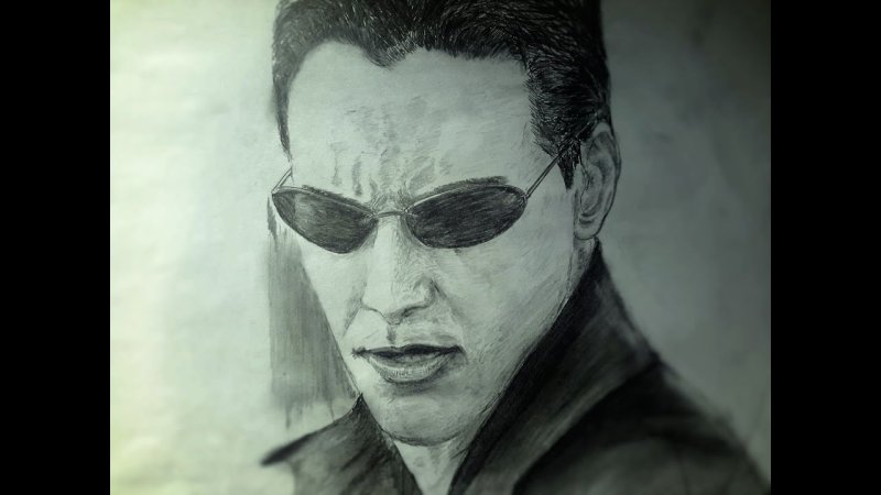 Киану Ривз рисунок