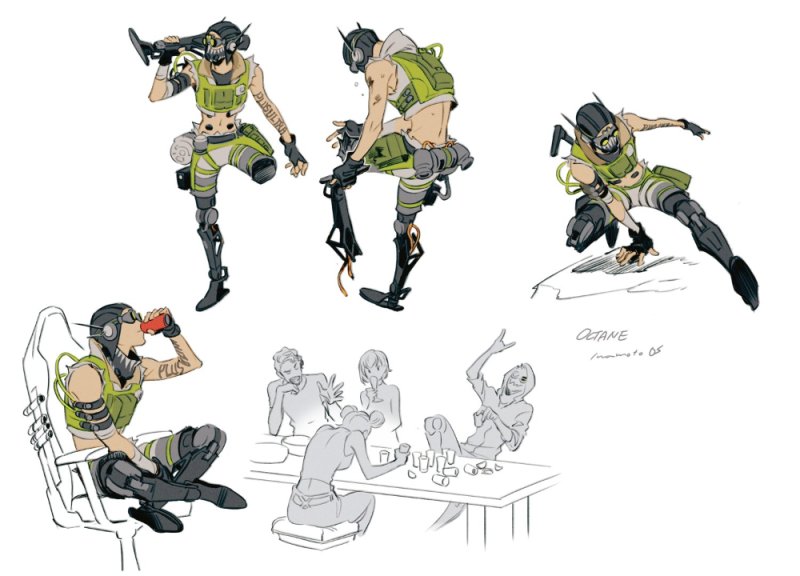Apex Legends Октан и Wattson