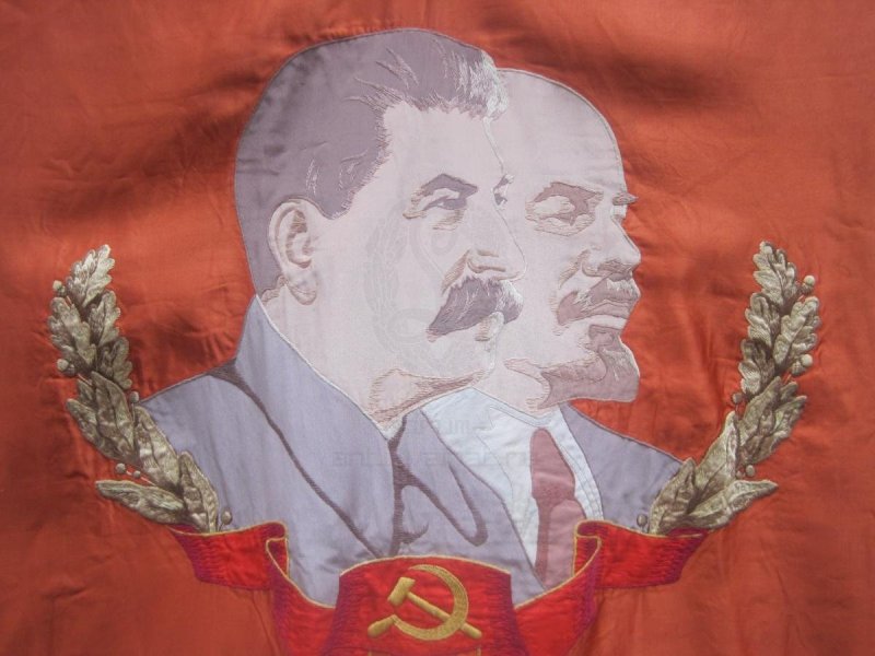 Сталин и Ленин портрет