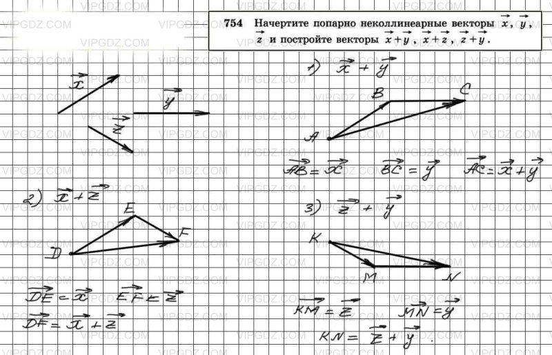 Гдз Атанасян 9 класс 754