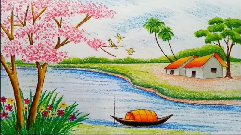 Пейзаж для рисования