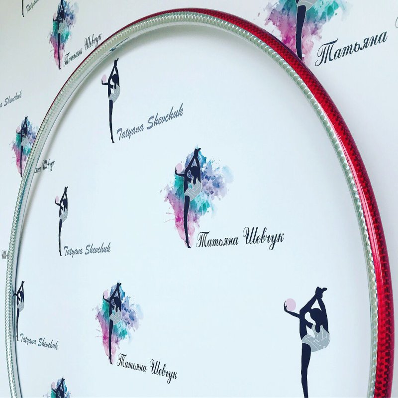 Обмотка обруча для художественной гимнастики