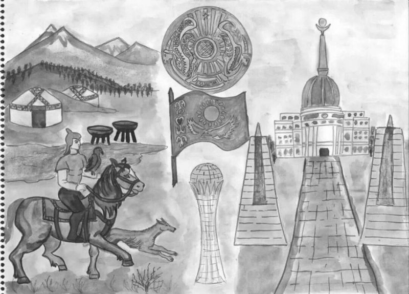 Рисунок ко Дню Республики