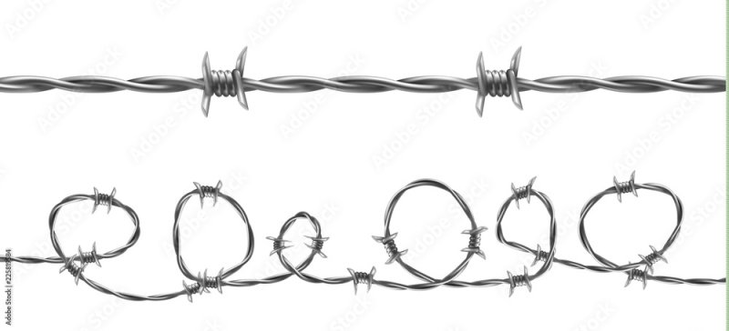 Колючая проволока узор