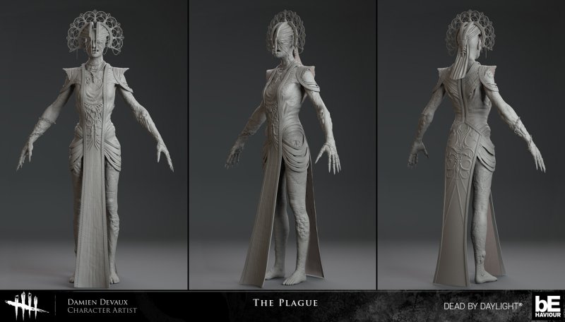 Dead by Daylight чума концепт арт