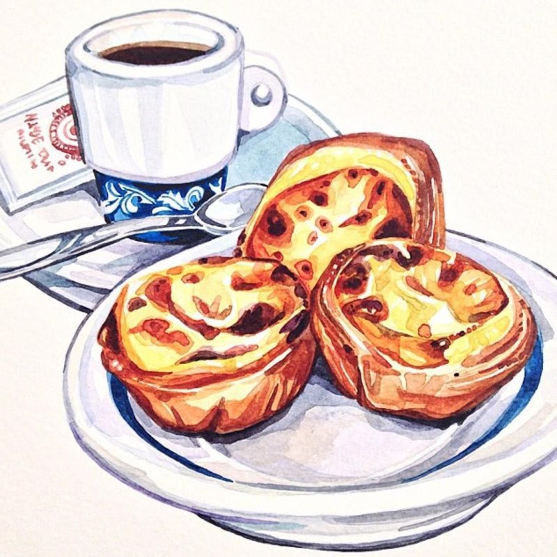 Булочка рисунок