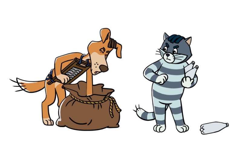 герои мультфильма простоквашино матроскин