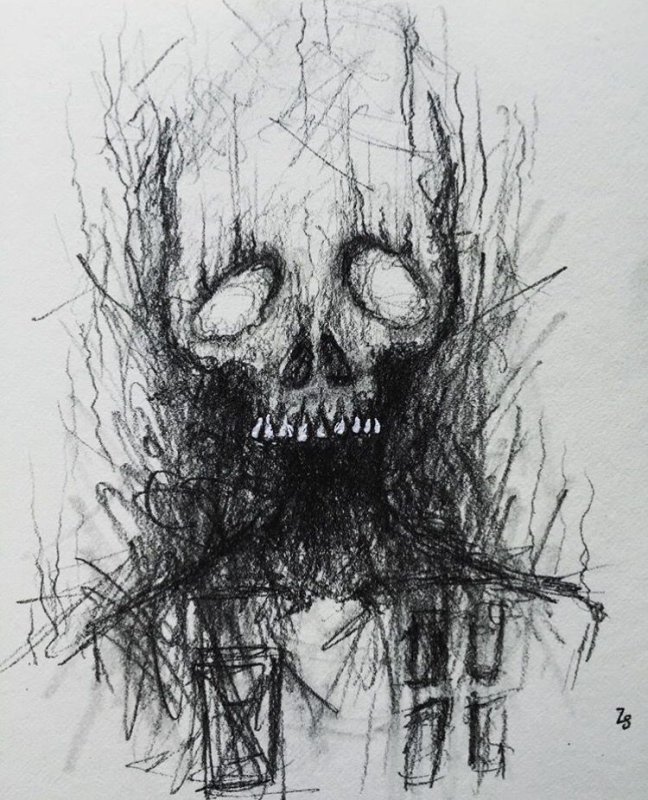 Странные рисунки карандашом