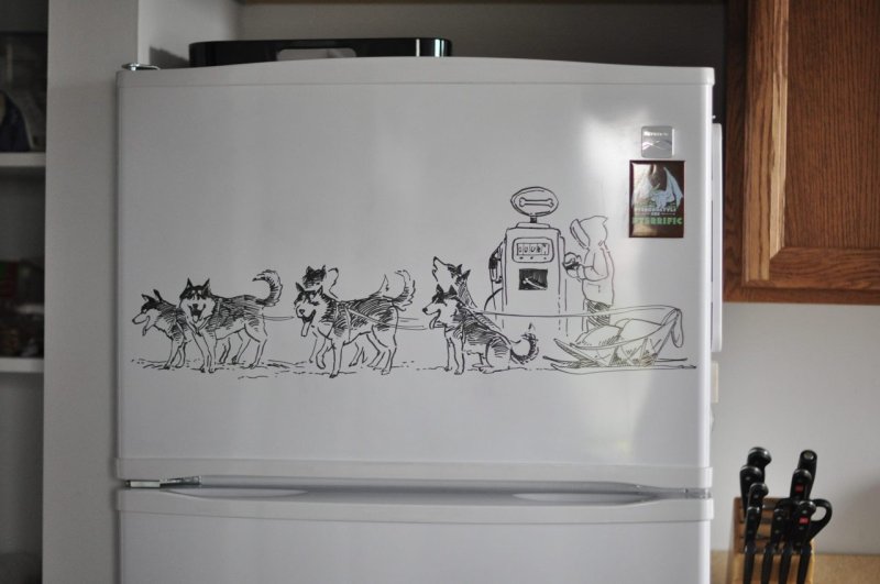 Холодильник рисунок