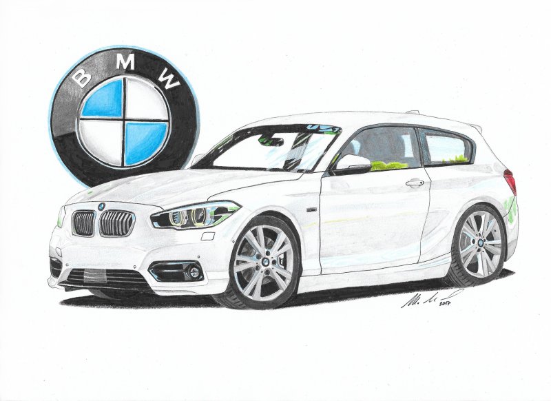 BMW m5 f90 скетч
