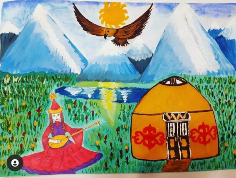 Казахские рисунки