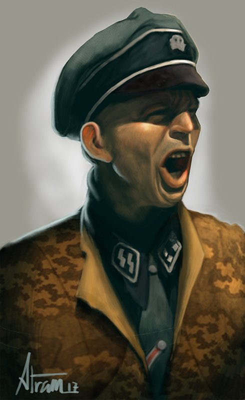 офицеры waffen ss