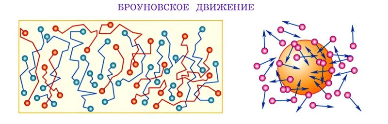 Хаотичное движение броуновских частиц