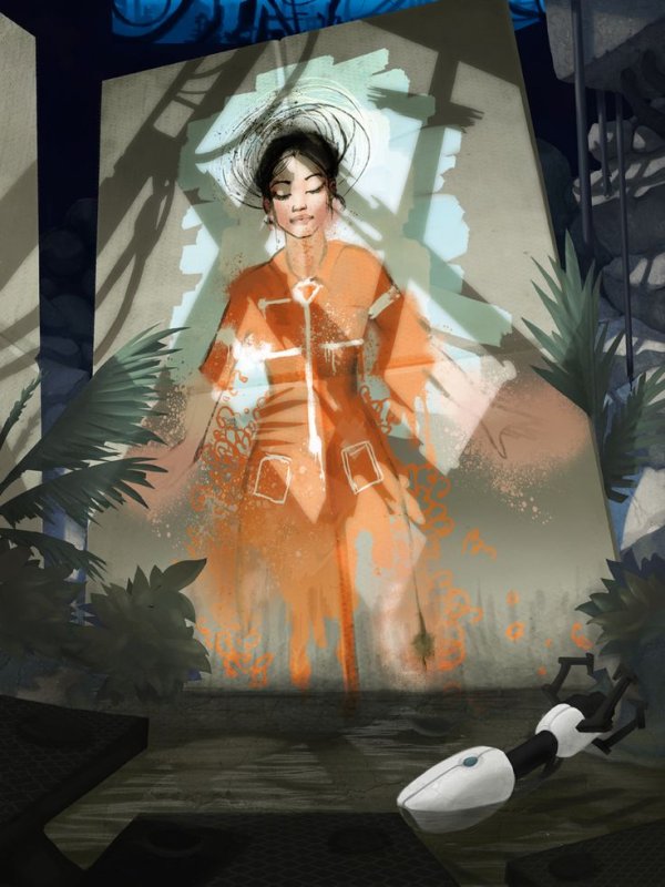 Portal 2 Челл арт
