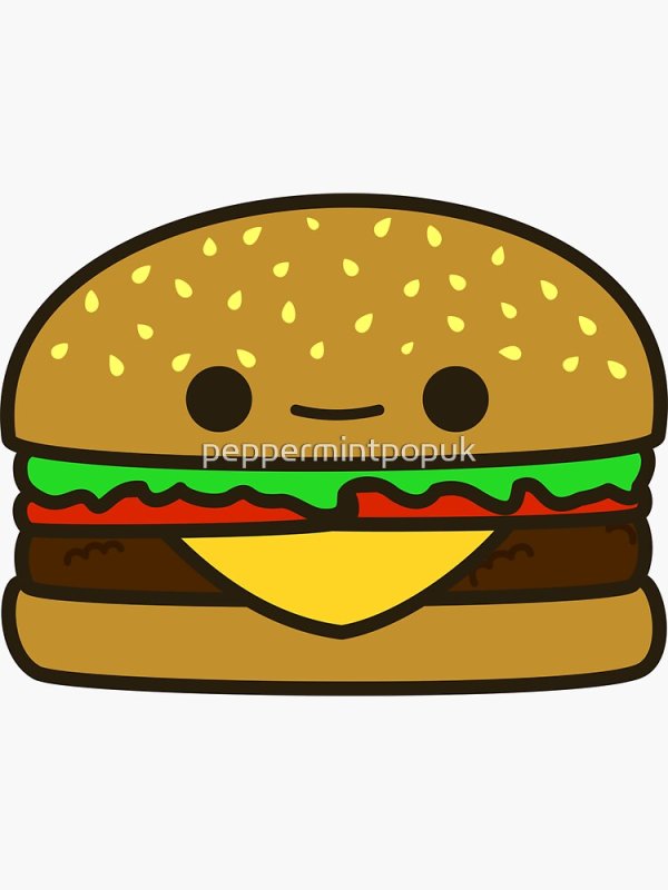 Бургер стикер