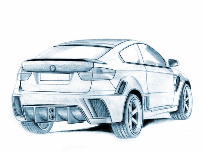 Рисунки БМВ Икс 6