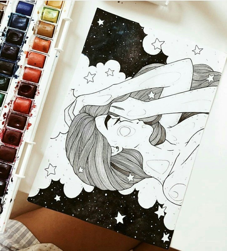 Идеи для рисования в скетчбуке