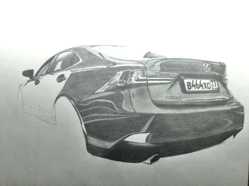 Lexus is рисунок