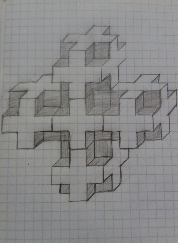 Рисунок по клеточкам Кара
