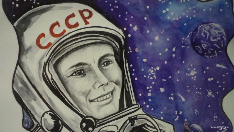 Рисование на тему день космонавтики