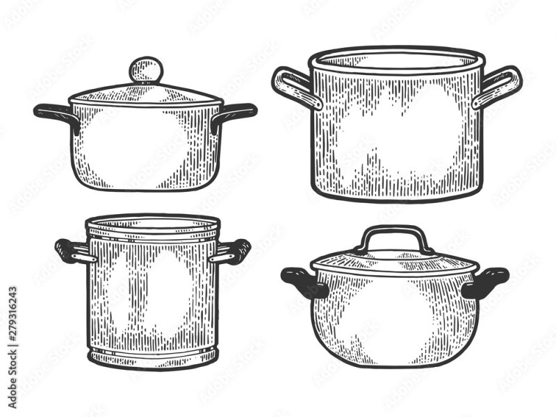 Зарисовки кастрюли