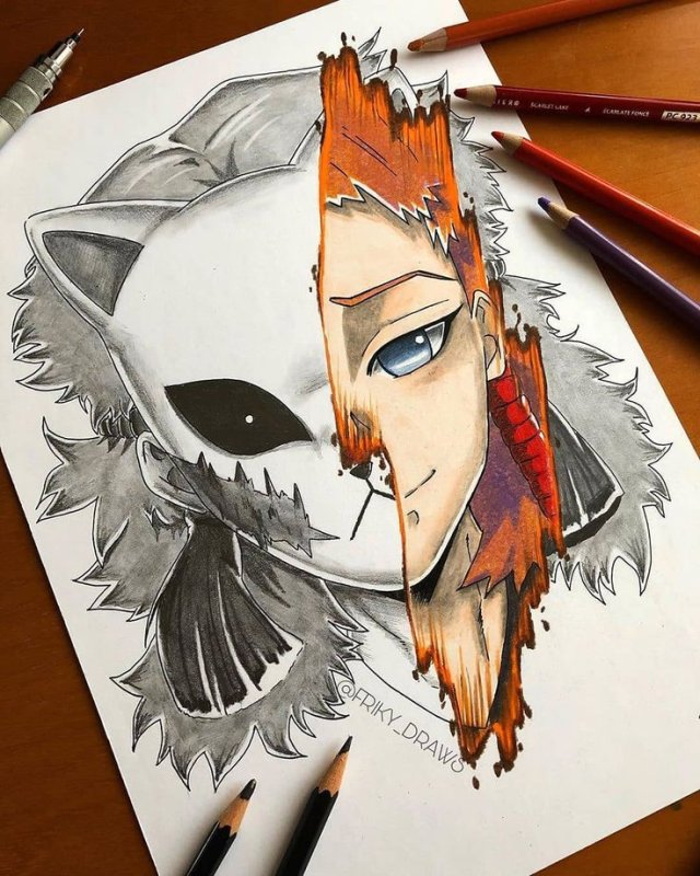 Маска Сабито клинок рассекающий демонов