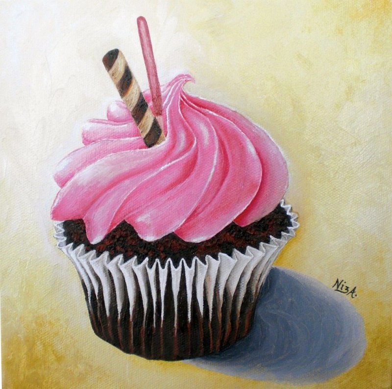 Сладости гуашью