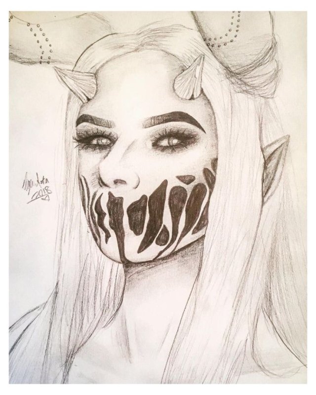 Страшные рисунки карандашом