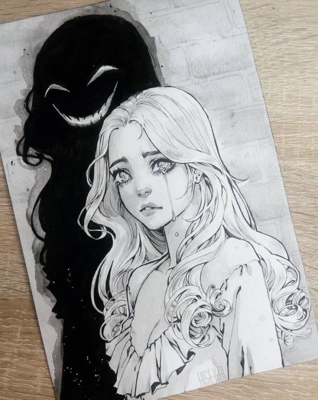 Рисунки в скетчбуке