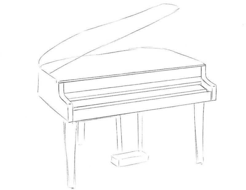 Пианино для рисования