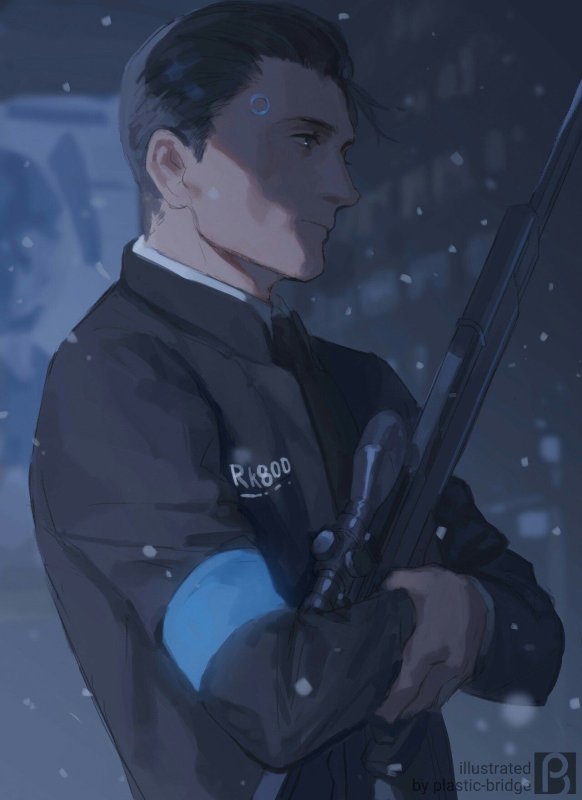 Коннор Detroit become Human Art